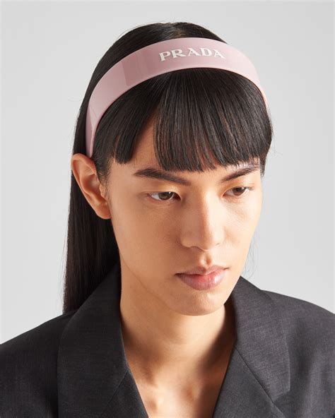 buy padded headband prada|farfetch Prada headband.